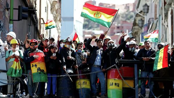Протесты в Боливии - 俄羅斯衛星通訊社