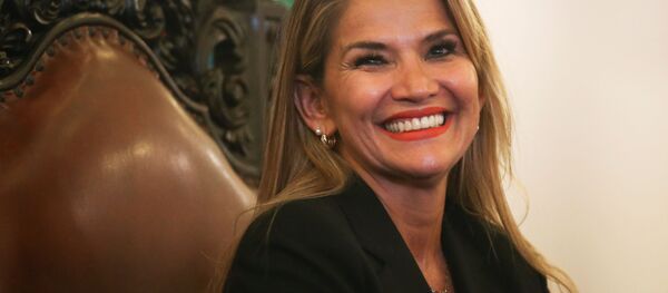 Временный президент Боливии Жанин Аньес - 俄罗斯卫星通讯社