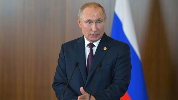 Президент РФ В. Путин на саммите БРИКС в Бразилии - 俄羅斯衛星通訊社
