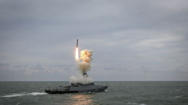 俄黑海艦隊潛艇發射“口徑”導彈打擊烏方目標 - 俄羅斯衛星通訊社