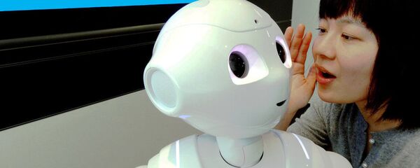 Робот-медик Сяо И Xiaoyi ( “孝义”的 AI 机器人) - 俄罗斯卫星通讯社