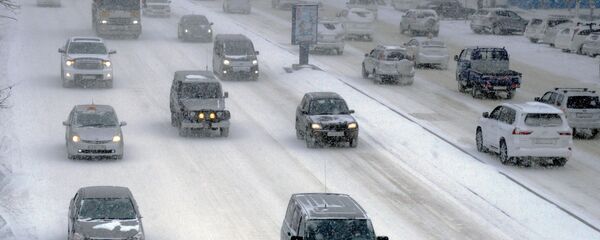 Снежный циклон во Владивостоке - 俄羅斯衛星通訊社