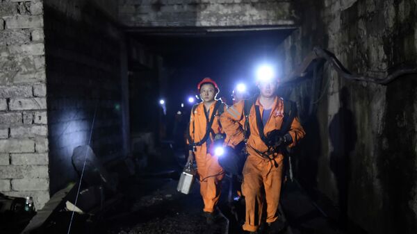 週二中國東北的黑龍江省的一個煤礦發生事故，目前多人失聯 - 俄羅斯衛星通訊社