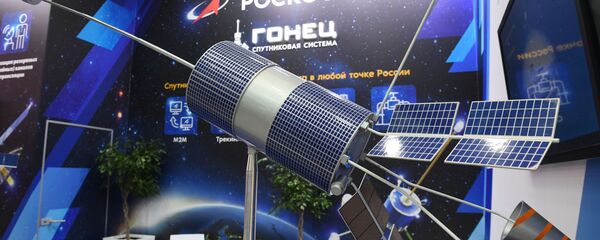 Стенд Роскосмоса на XIII Международном форуме Транспорт России в Москве. - 俄羅斯衛星通訊社