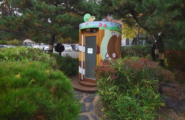 Общественный туалет в парке Haewoojae в Сувоне, Южная Корея - 俄罗斯卫星通讯社