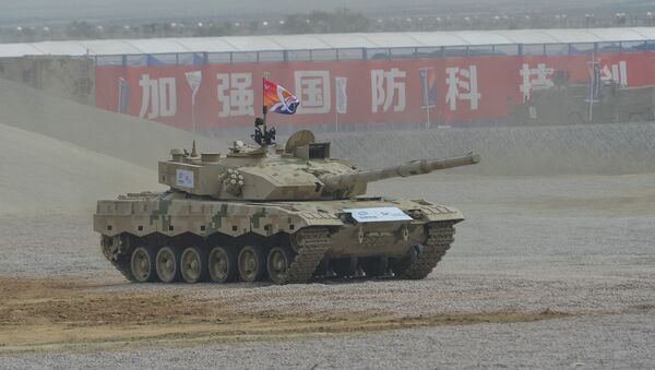 Китайский танк VT-4 - 俄羅斯衛星通訊社