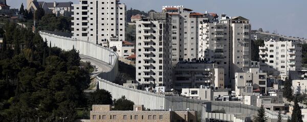 Разделительный барьер между Израилем и Западным берегом реки Иордан - 俄罗斯卫星通讯社