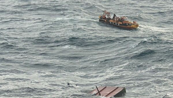 韓國濟州島附近發生漁船沈沒事故 - 俄羅斯衛星通訊社