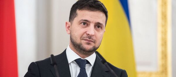 Президент Украины Владимир Зеленский Президент Украины Владимир Зеленский - 俄羅斯衛星通訊社