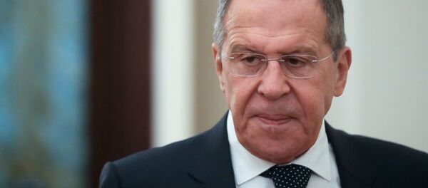 Министр иностранных дел РФ Сергей Лавров во время встречи с министром иностранных дел Малайзии Сайфуддином Абдуллой в Москве. - 俄羅斯衛星通訊社