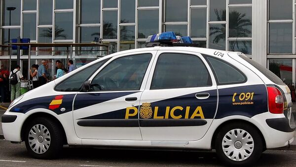 Автомобиль испанской полиции - 俄罗斯卫星通讯社