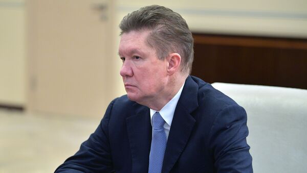 Председатель правления компании Газпром Алексей Миллер - 俄罗斯卫星通讯社
