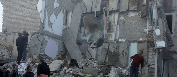 Последствия землетрясения в Албании - 俄羅斯衛星通訊社