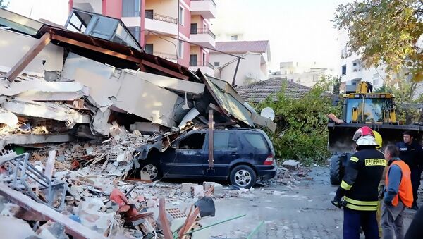 Последствия землетрясения в Албании - 俄羅斯衛星通訊社