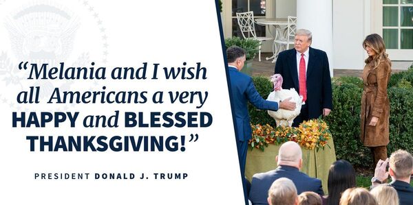 特朗普向美国人民祝贺感恩节 特朗普向美国人民祝贺感恩节 - 俄罗斯卫星通讯社
