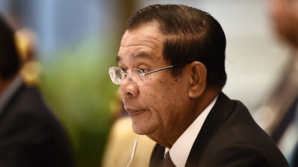 柬埔寨首相洪森 - 俄罗斯卫星通讯社