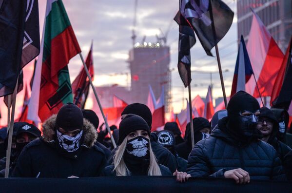 波兰独立日游行的参加者 - 俄罗斯卫星通讯社
