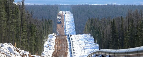 Трасса газопровода «Сила Сибири» - 俄罗斯卫星通讯社