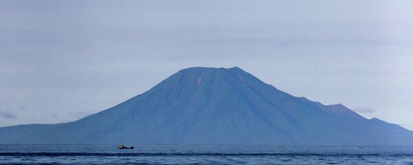 Вулкан Кудрявый на острове Итуруп Вулкан Кудрявый на острове Итуруп - 俄羅斯衛星通訊社