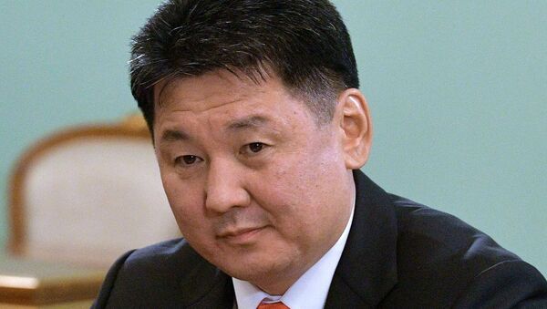 Премьер-министр Монголии Ухнаагийн Хурэлсух - 俄罗斯卫星通讯社