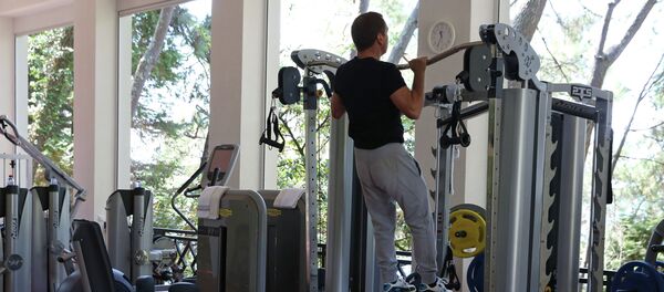 Дмитрий Медведев на тренировке - 俄罗斯卫星通讯社