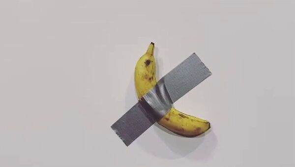 Банан как арт-объект - 俄羅斯衛星通訊社
