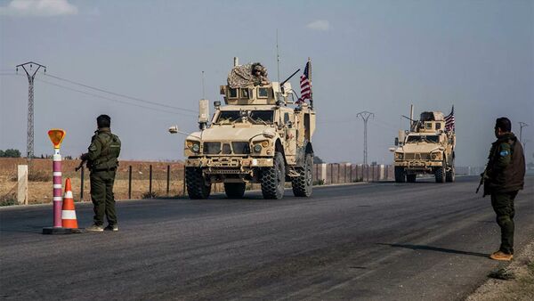 Военный конвой США в Сирии - 俄羅斯衛星通訊社