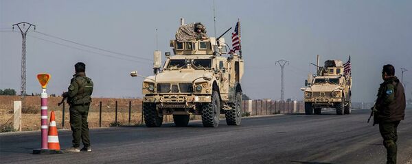 Военный конвой США в Сирии - 俄罗斯卫星通讯社