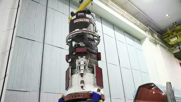 Подготовка к запуску грузового корабля Прогресс МС-13 - 俄羅斯衛星通訊社