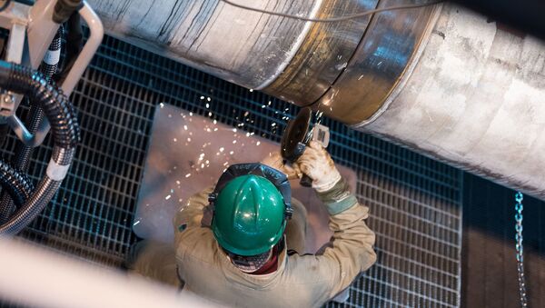 Работы по укладке труб газопровода Турецкий поток Работы по укладке труб газопровода Турецкий поток - 俄羅斯衛星通訊社