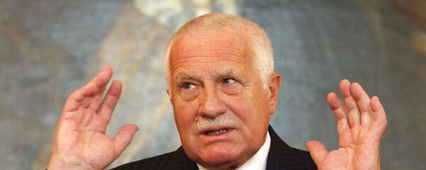 Президент Чехии Вацлав Клаус - 俄罗斯卫星通讯社