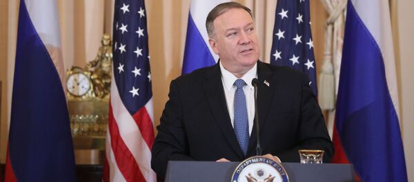 Встреча главы МИД РФ С. Лаврова и госсекретаря США М. Помпео  - 俄罗斯卫星通讯社