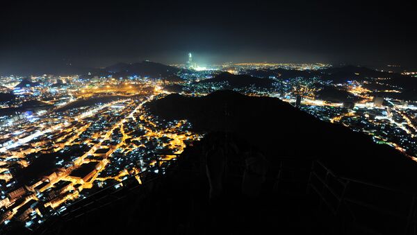 Вид на Мекку с горы Джабал ан-Нур в Саудовской Аравии  - 俄羅斯衛星通訊社