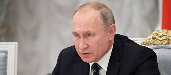 Президент РФ Владимир Путин проводит в Кремле 41-е заседание Российского организационного комитета Победа - 俄羅斯衛星通訊社