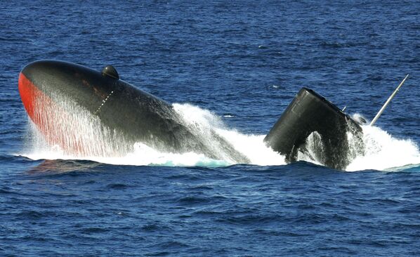 日本汐潮級潛艇。 - 俄羅斯衛星通訊社