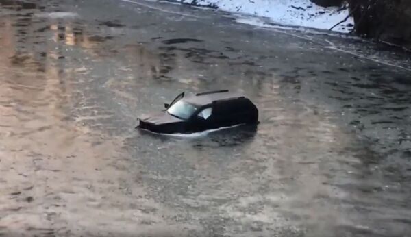 要從沈入水中的汽車逃生的美國人大喊：“Siri，打911” - 俄羅斯衛星通訊社