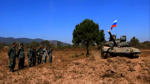Военные учения России и Лаосса Ларос 2019 - 俄羅斯衛星通訊社