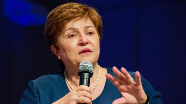  國際貨幣基金組織總裁克里斯塔利娜•格奧爾基耶娃 - 俄羅斯衛星通訊社