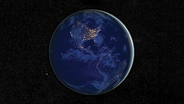 Ночное изображение Земли со спутника - 俄罗斯卫星通讯社