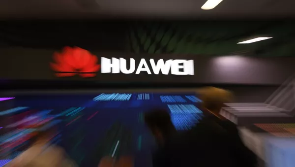 Стенд компании Huawei на международном конгрессе по кибербезопасности в Москве - 俄羅斯衛星通訊社