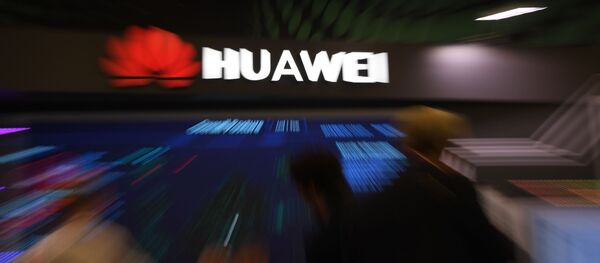 Стенд компании Huawei на международном конгрессе по кибербезопасности в Москве - 俄罗斯卫星通讯社