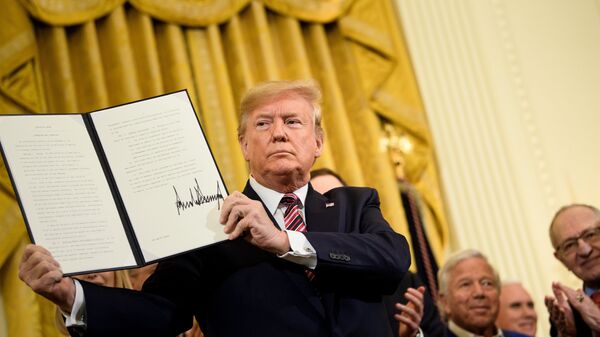 特朗普簽名將於6月首次出現在100美元紙幣上 - 俄羅斯衛星通訊社