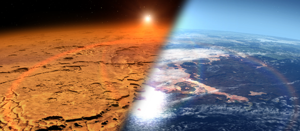 Изображение Марса в прошлом и настоящем - 俄罗斯卫星通讯社