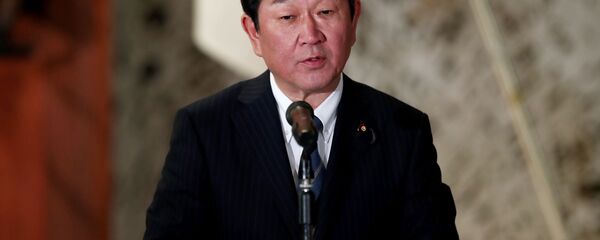 Министр иностранных дел Японии Тосимицу Мотэги Министр иностранных дел Японии Тосимицу Мотэги - 俄羅斯衛星通訊社