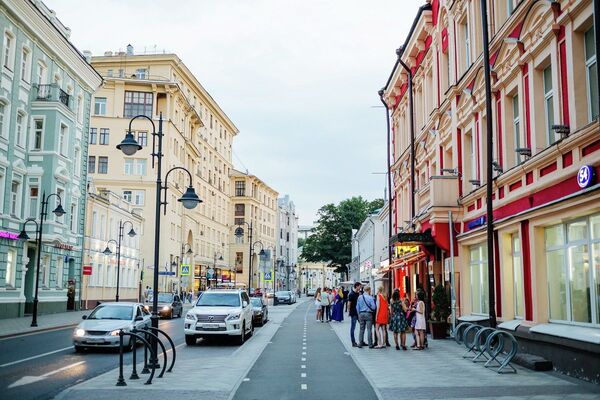 莫斯科老街改造，行车道变窄，人行道变宽 - 俄罗斯卫星通讯社