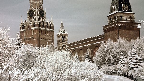 Московский Кремль зимой - 俄羅斯衛星通訊社