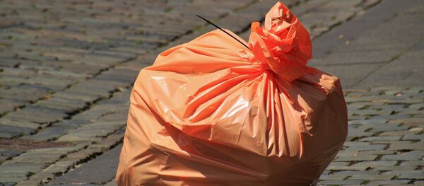 Мусор в целлофановом пакете Мусор в целлофановом пакете - 俄罗斯卫星通讯社