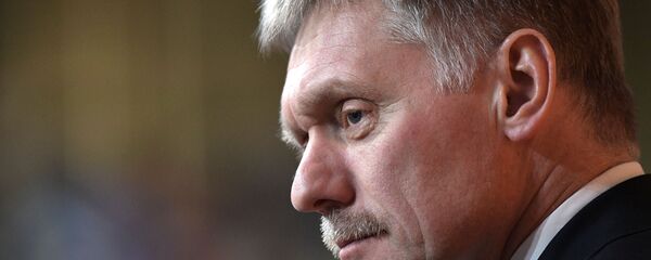 19 декабря 2019. Заместитель руководителя администрации президента, пресс-секретарь президента РФ Дмитрий Песков на ежегодной большой пресс-конференции президента РФ Владимира Путина в Центре международной торговли на Красной Пресне. - 俄羅斯衛星通訊社