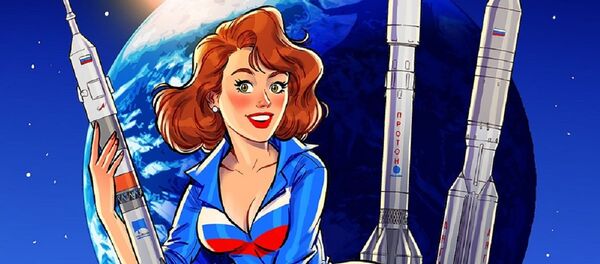 俄羅斯航天集團的“海報女郎”日曆 - 俄羅斯衛星通訊社