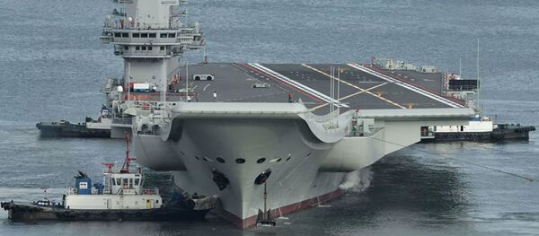 Первый авианосец собственного производства КНР. - 俄罗斯卫星通讯社